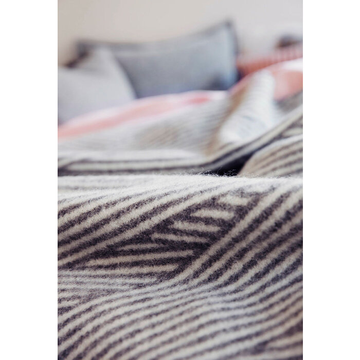 Røros Tweed Naturpledd Plaid 135 x 200 cm Flette