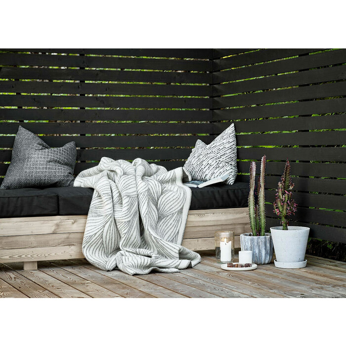 Røros Tweed Naturpledd Plaid 135 x 200 cm Flette