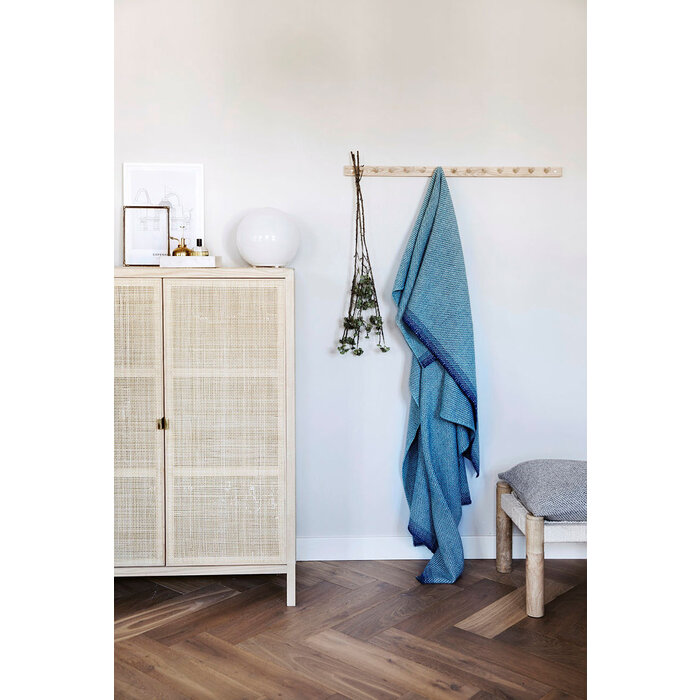 Røros Tweed Una Plaid 150 x 200 cm Blue