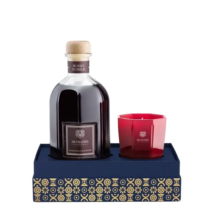 Dr. Vranjes Gift Box Rosso Nobile 250 ml + Candle 80 gr