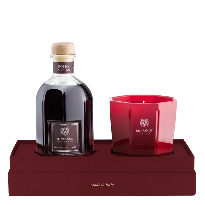 Dr. Vranjes - Gift Box - Rosso Nobile Diffuser + Candle Set