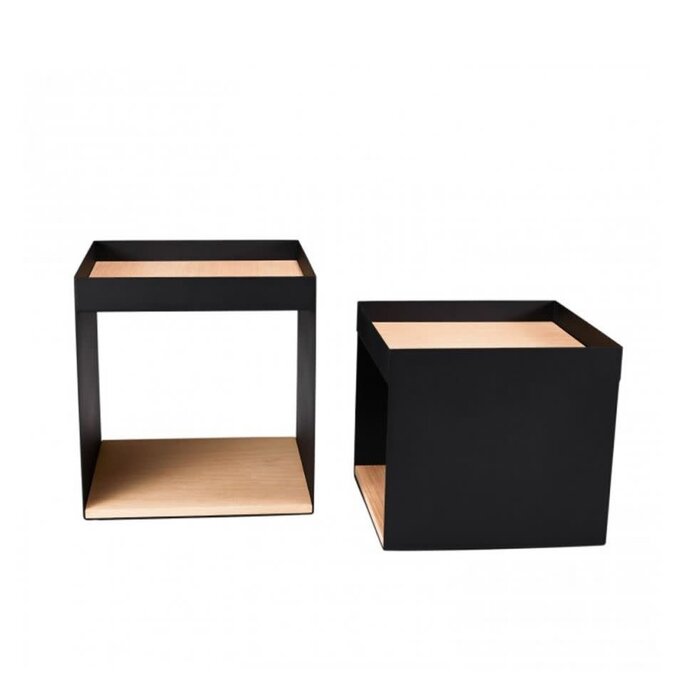 Wendelbo Holl Coffee Table Small Black/Oak