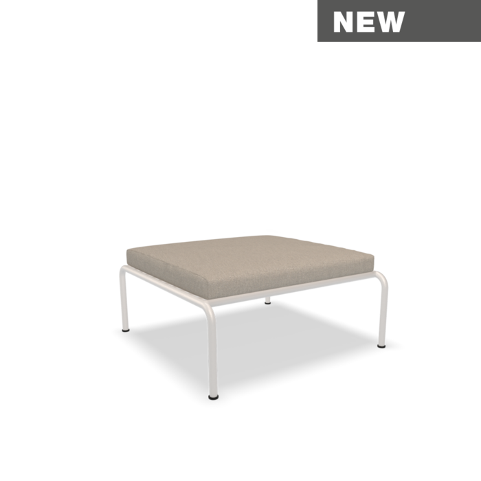 HOUE Avon Ottoman Muted White Frame