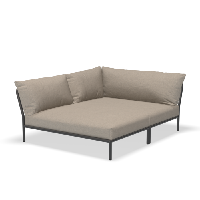 HOUE Level 2 Cozy Left Corner Dark Grey Frame