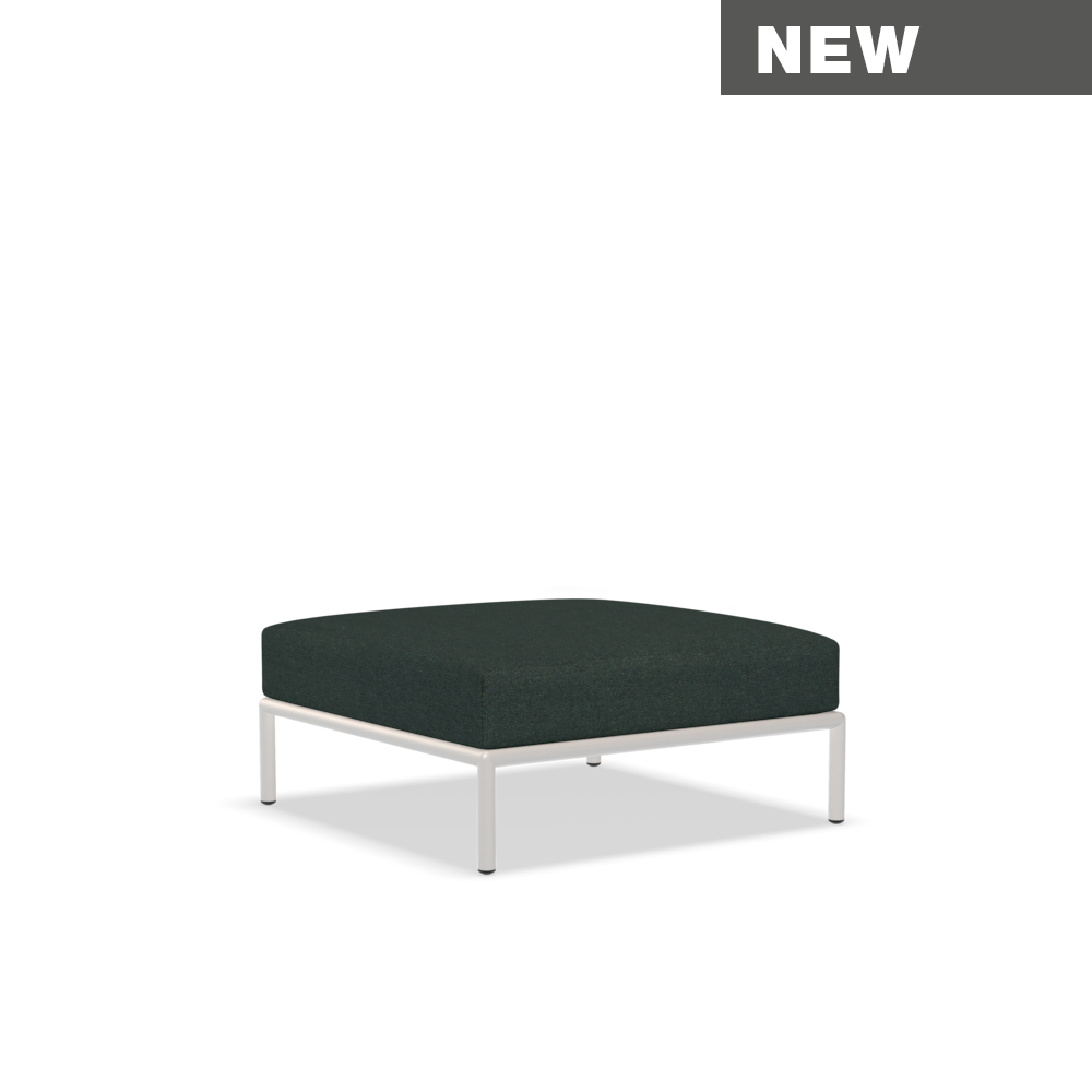 HOUE Level 2 Ottoman - Muted White Frame