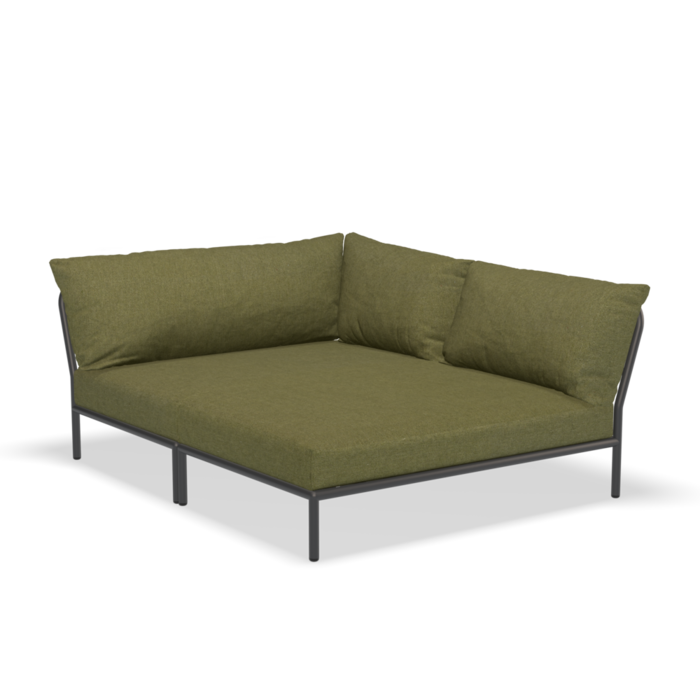 HOUE Level 2 Lounge Cozy Right Corner Dark Grey frame