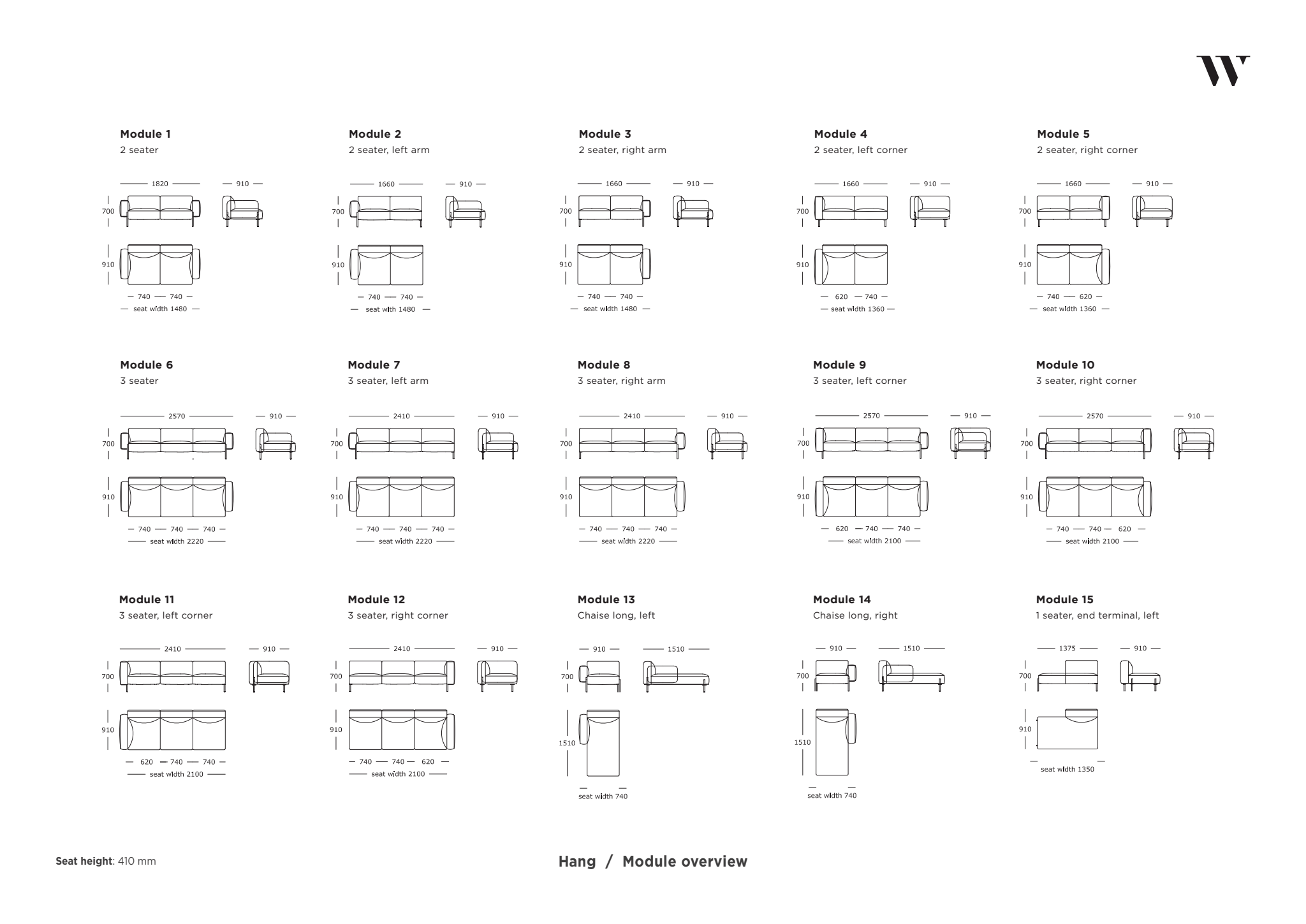 Hang Sofa Module 05/13 - Tivoli 08