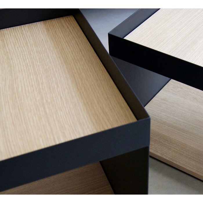 Wendelbo Holl Coffee Table Small Black/Oak