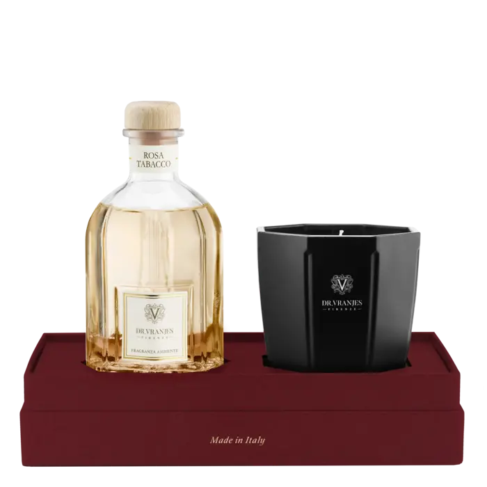 Dr. Vranjes Gift Box Rosa Tabacco 250 ml + Candle 200 gr