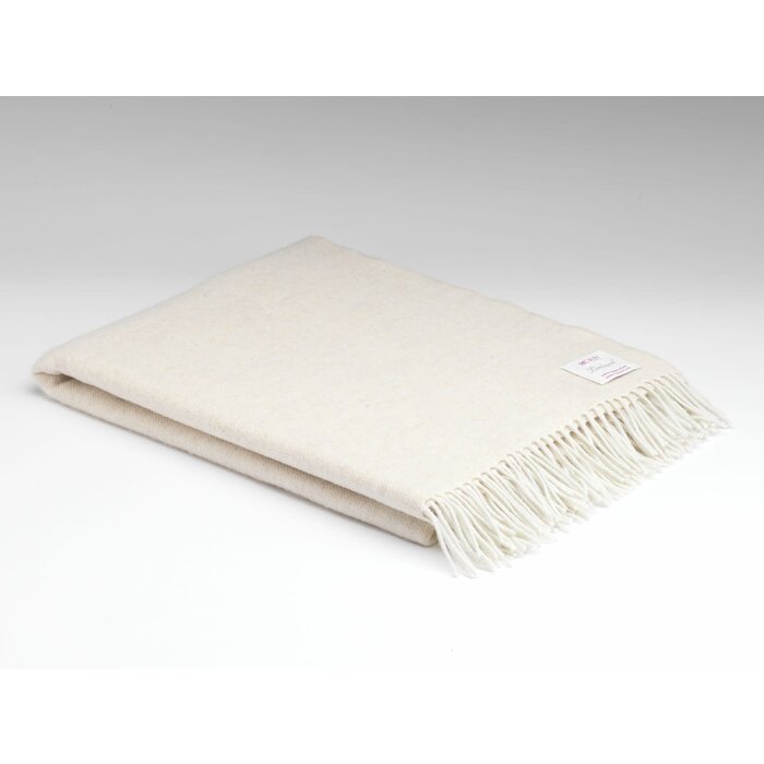 McNutt of Donegal Plaid Linen Herringbone 200 x 145 cm