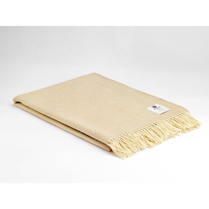 McNutt of Donegal Plaid Basswood Herringbone 200 x 145 cm