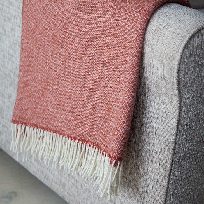 McNutt of Donegal Plaid Fruity Orange 200 x 145 cm