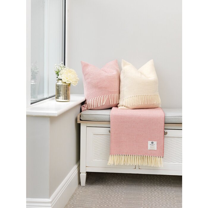 McNutt of Donegal Plaid Rosebay Herringbone 200 x 145 cm