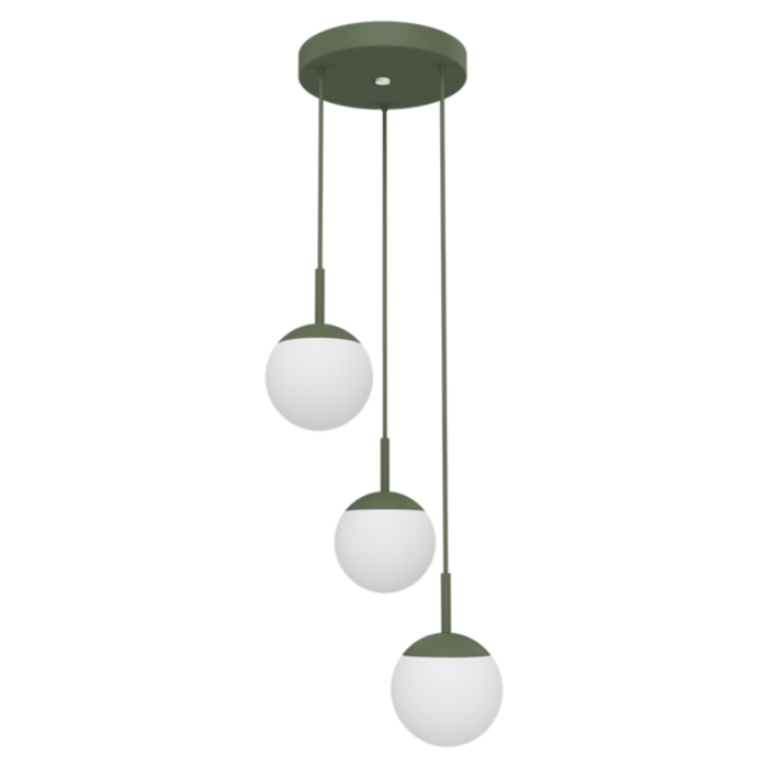 Fermob Mooon! Triple Pendant Lights Ø15cm