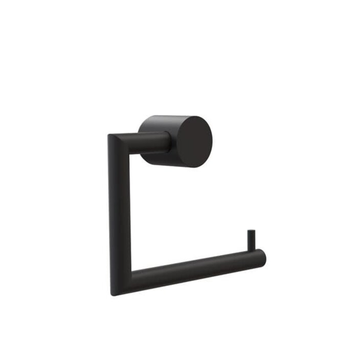 Frost Denmark Toilet Roll Holder 1 Nova 2 Wall Matt Black