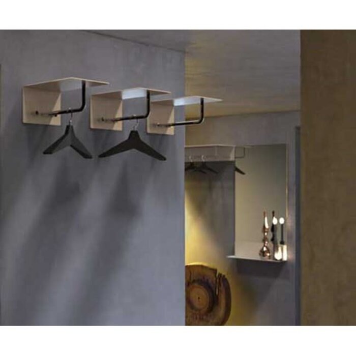 Frost Denmark UNU Coat Rack 200 Matt White/Polished