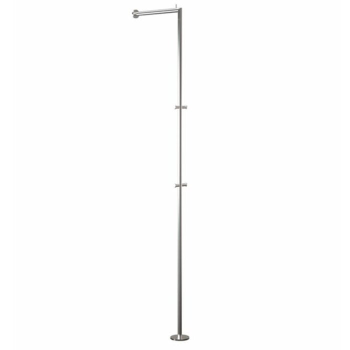 Frost Denmark Hall Stand 1177 Wallmounted Matt Black/Polished