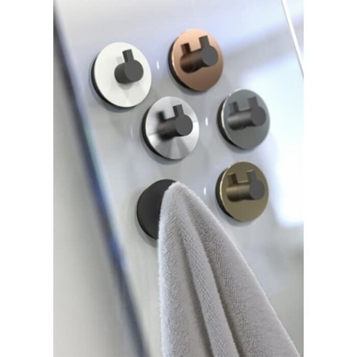 Frost Denmark Nova 2 Suction Hook 6 Set van 2 Matt Black