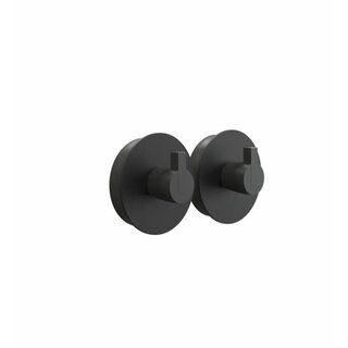 Frost Denmark Nova 2 Suction Hook 6 Set van 2 Matt Black
