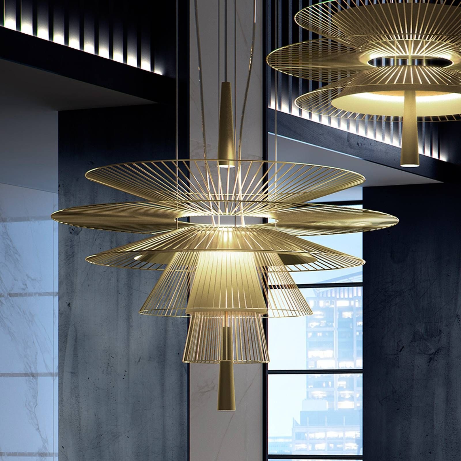 Gravity 1 Pendant Lamp Gold