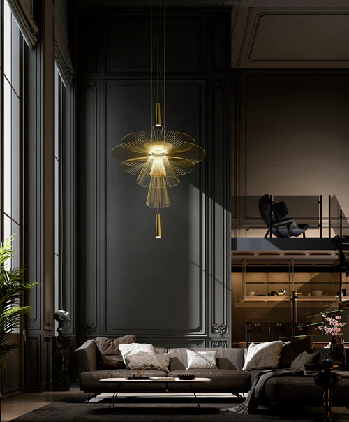 Gravity 1 Pendant Lamp Gold