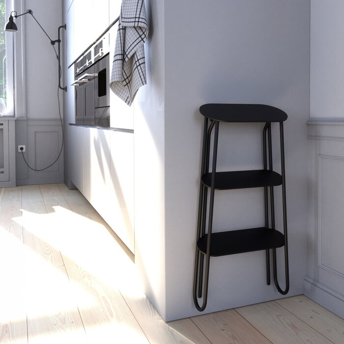 Frost Denmark Bukto Step Ladder Matt Black