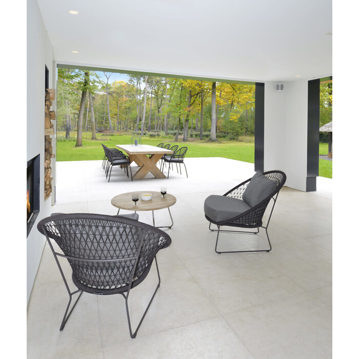 Max & Luuk Nora Lounge Chair Lava + Kussens