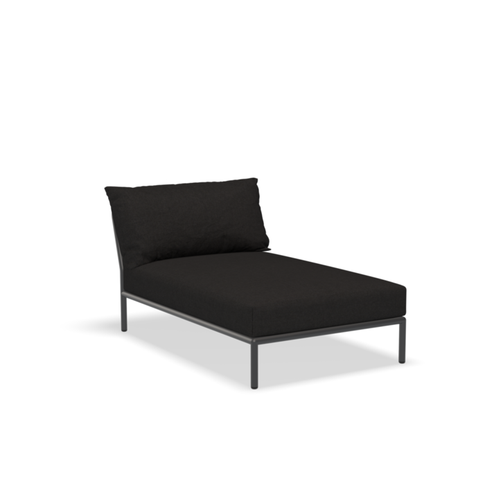 HOUE Level 2 Chaiselong Dark Grey Frame