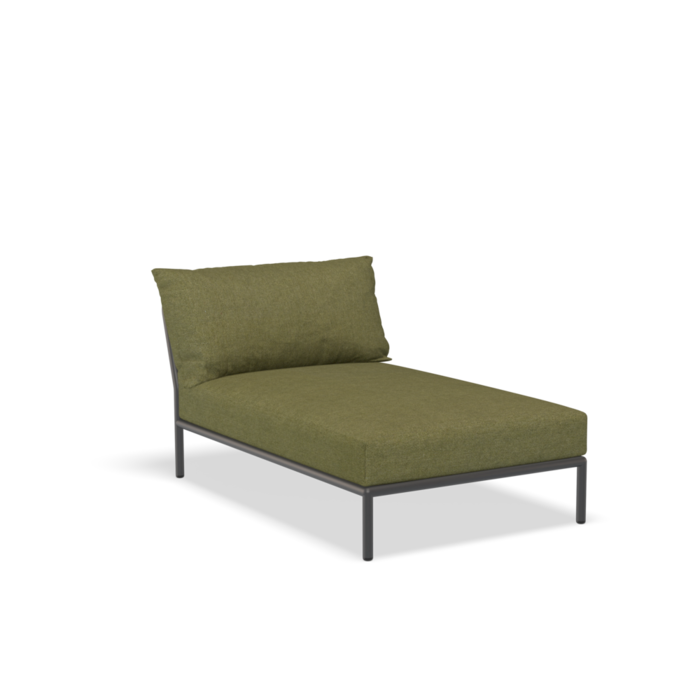 HOUE Level 2 Chaiselong Dark Grey Frame