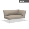 Level 2 Sofa Right Corner Muted White Frame