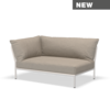 Level 2 Sofa Left Corner - Muted White Frame
