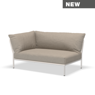 HOUE Level 2 Sofa Left Corner Muted White Frame