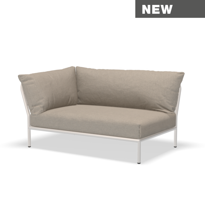 HOUE Level 2 Sofa Left Corner Muted White Frame