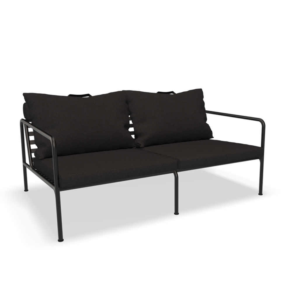 Black 2 sale seater sofa