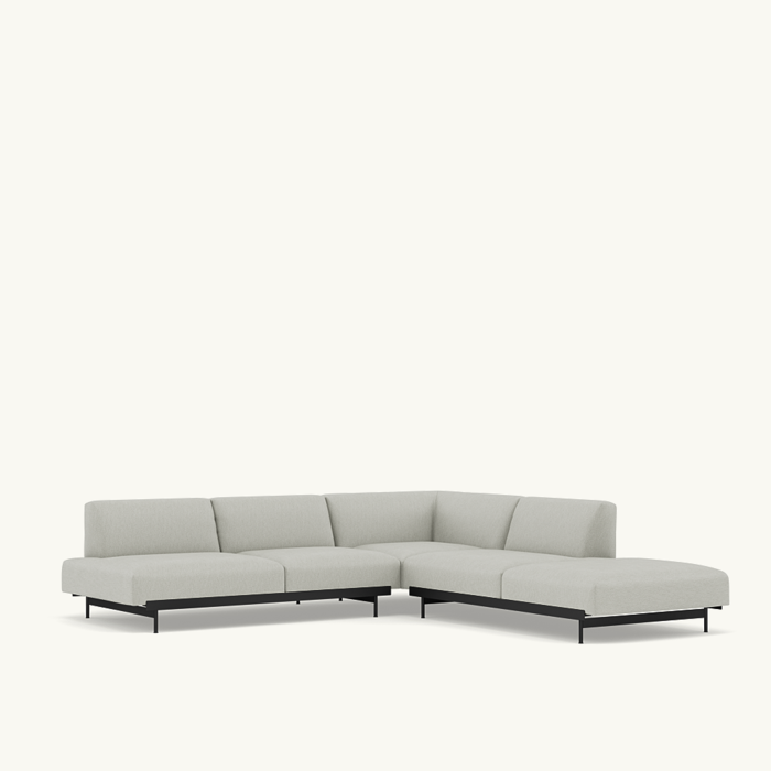Muuto In Situ Modular Sofa Configuration 4 Clay 12/Black