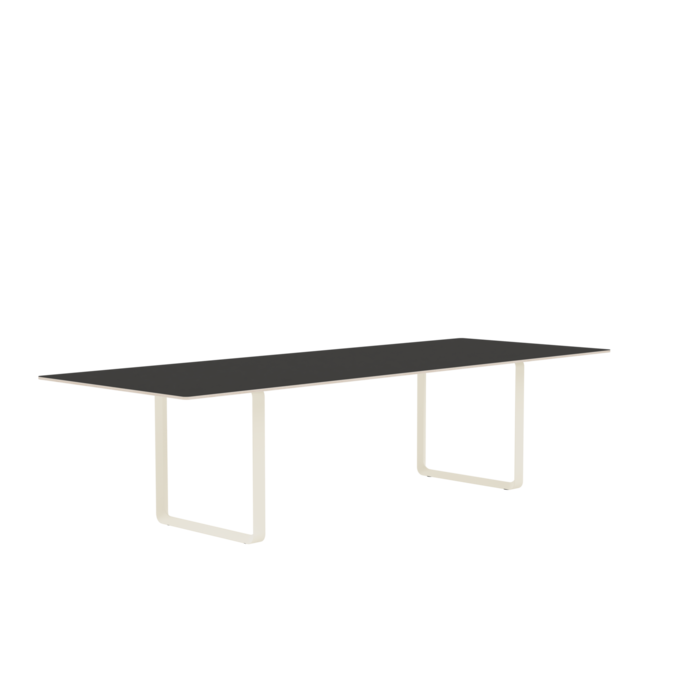 Muuto 70/70 Table - Black Linoleum/Plywood