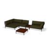 Level 2 Sofa Set 1 - Frame Dark Grey