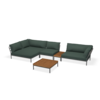 Level 2 Sofa Set 1 Frame Dark Grey