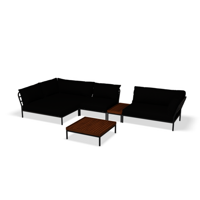 HOUE Level 2 Sofa Set 1 Frame Dark Grey