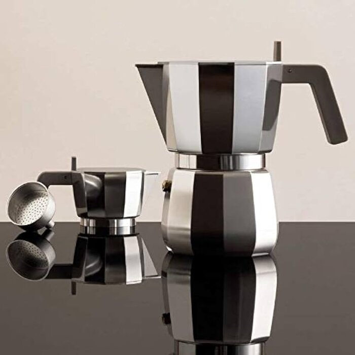 Alessi Moka 3 kops Espresso Cafetière