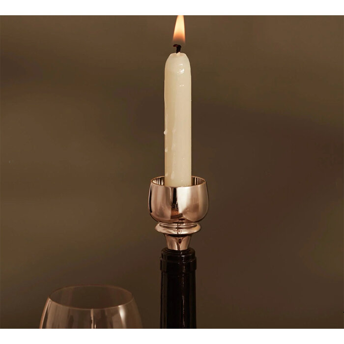 Alessi Smack Kaars en Theelicht Fleskandelaar