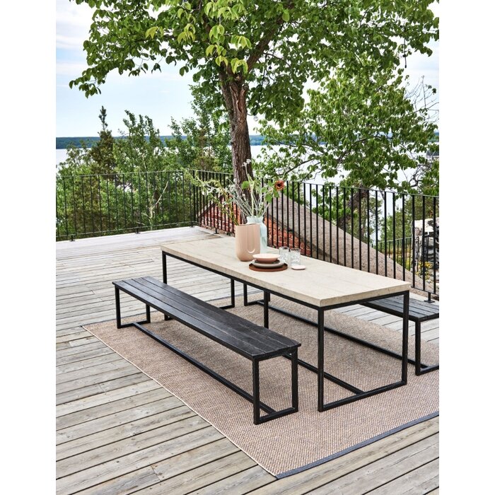 Pappelina Effi Vloerkleed Vanilla/Ochre/Granit