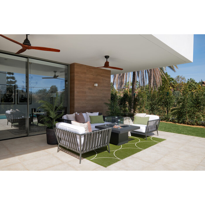 Pappelina Boo Vloerkleed Linen/Charcoal