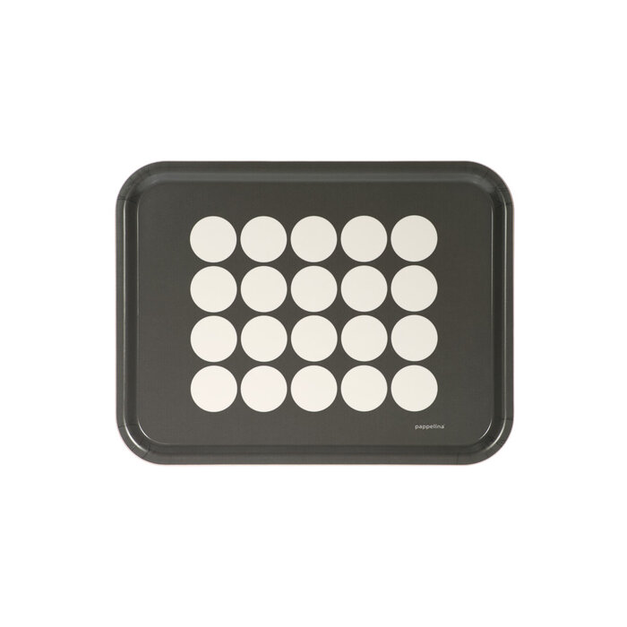 Pappelina Fia Dienblad Charcoal Large 33 x 43 cm