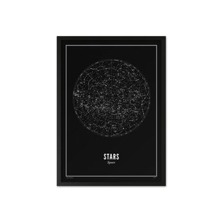WIJCK. Poster Stars Black