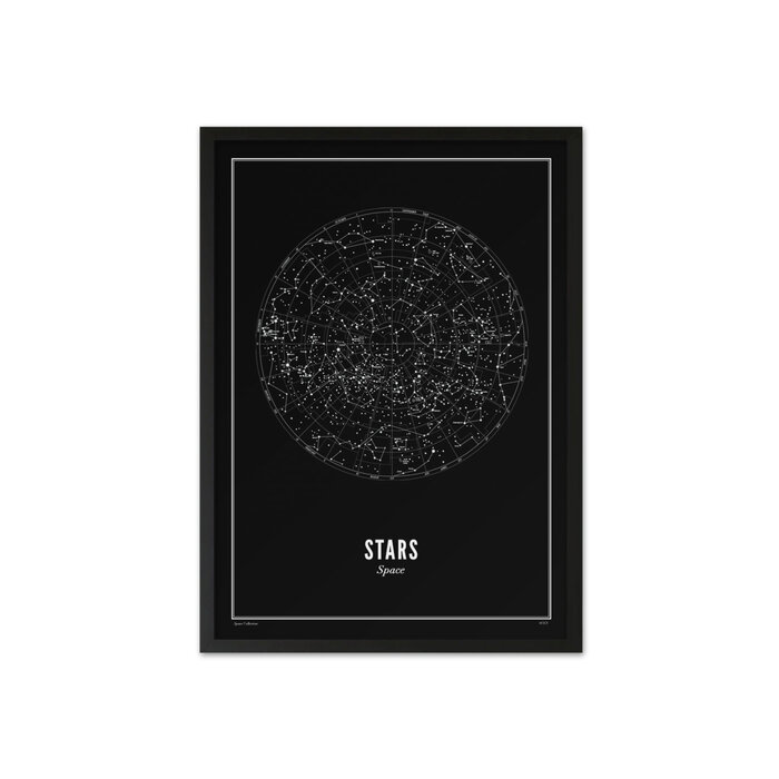 WIJCK. Poster Stars Black