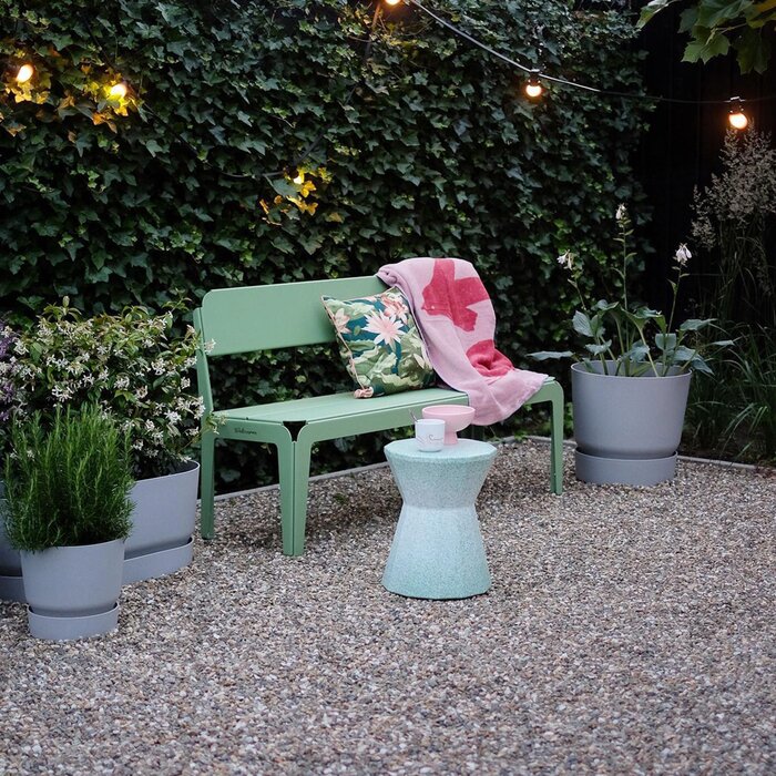 Weltevree Bended Bench met rugleuning