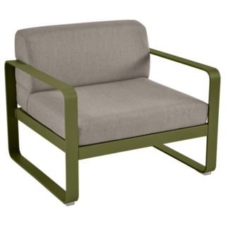 Fermob Bellevie Armchair Grey Taupe Cushion
