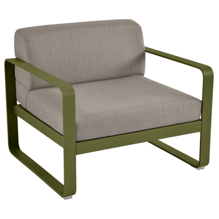Fermob Bellevie Armchair Grey Taupe Cushion