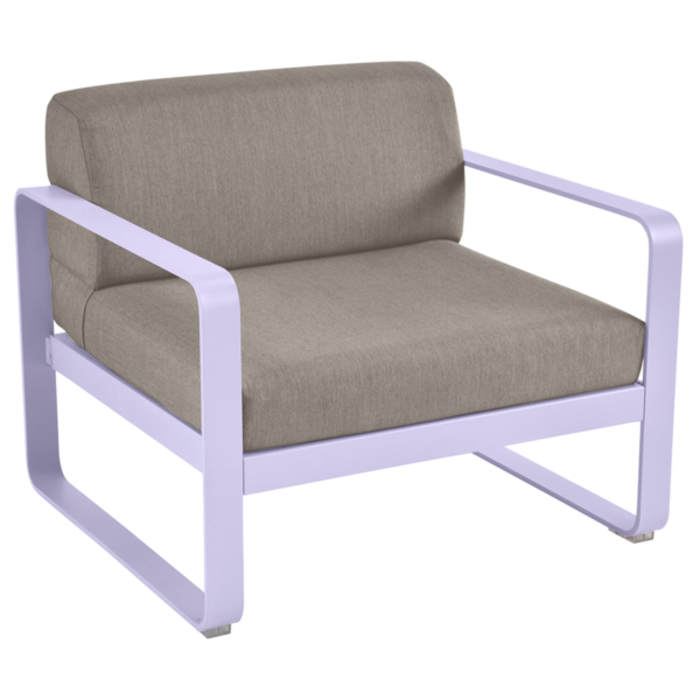 Fermob Bellevie Armchair Grey Taupe Cushion